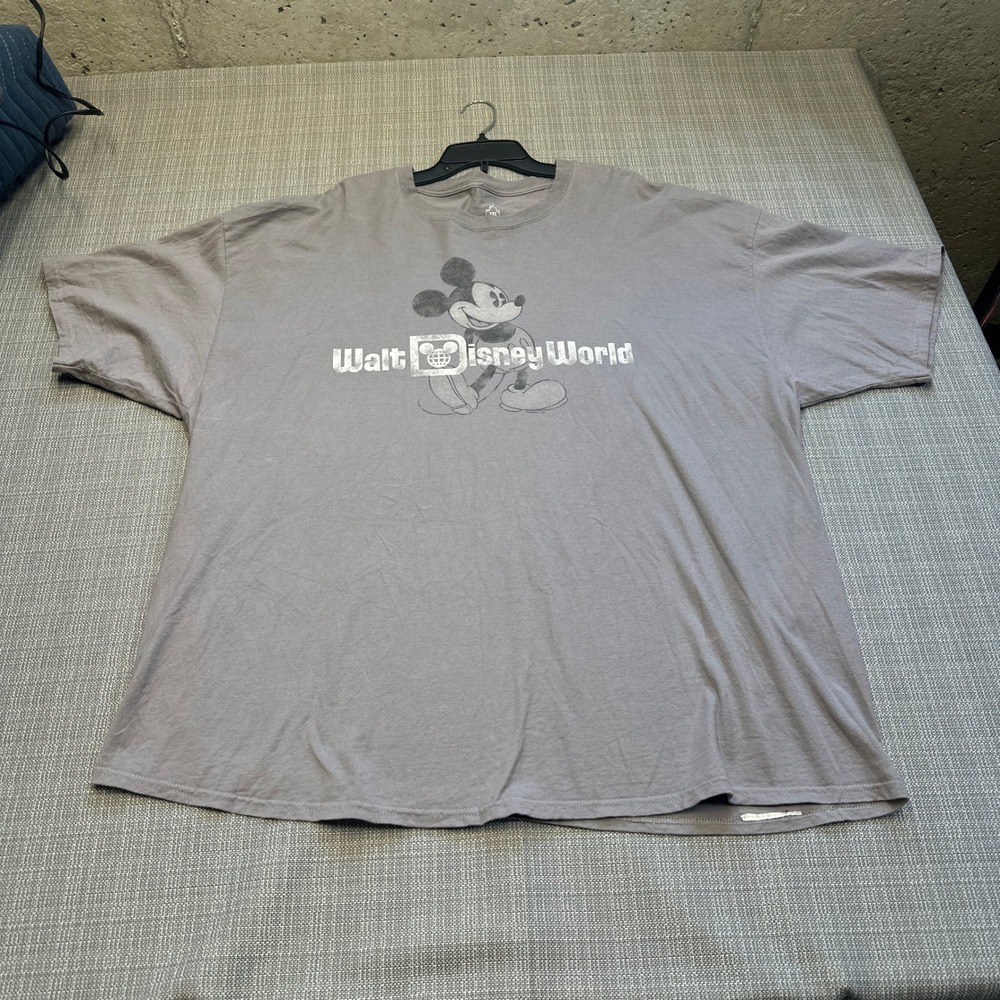 Walt Disney World Mickey Mouse T-Shirt Gray Mens 3XL Graphic Tee